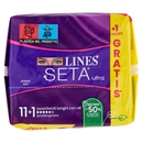 Lines Seta ultra lungo con ali 11+1 pz